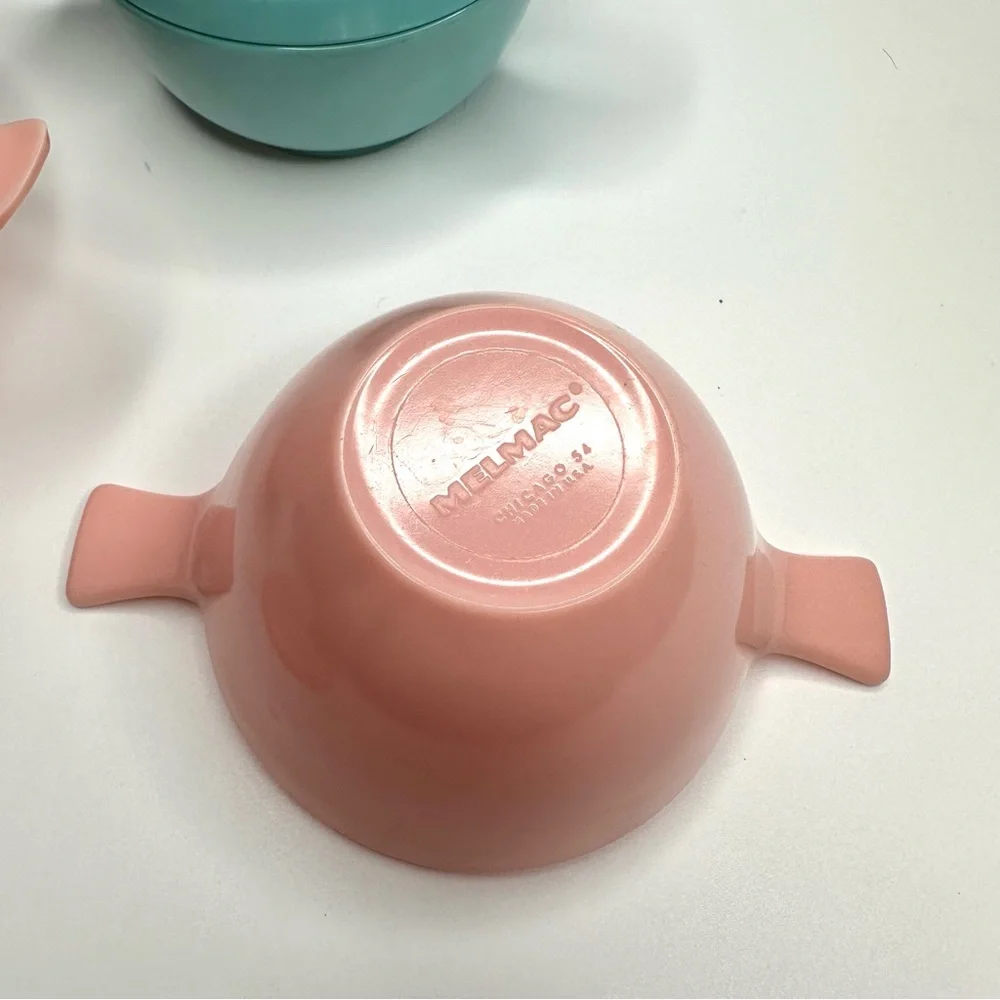 Vintage Mid-Century Modern Melmac Serving Set 3 Pieces 1950s
